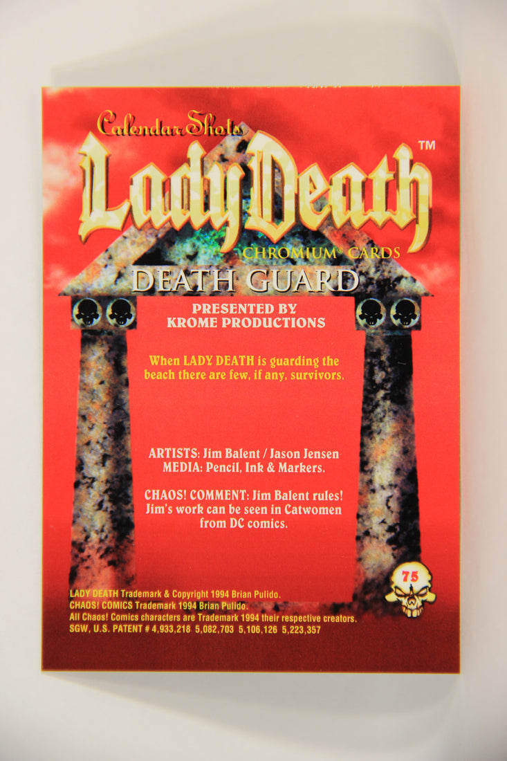 Lady Death Chromium 1994 Trading Card #75 Death Guard ENG L006312