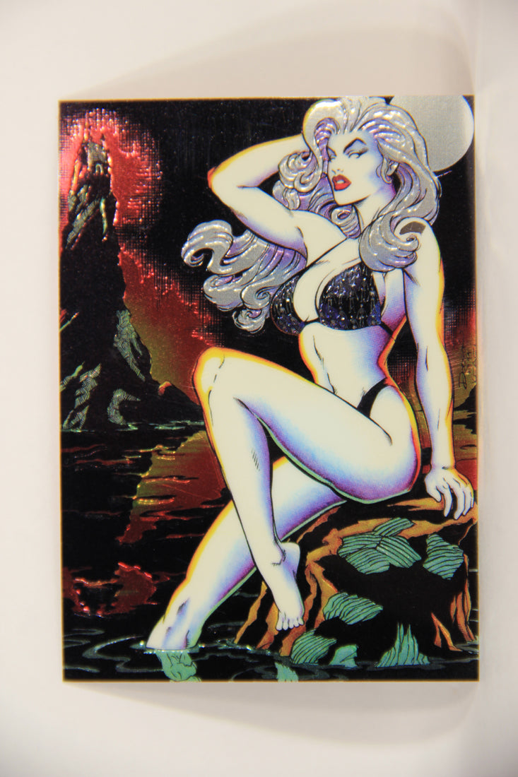 Lady Death Chromium 1994 Trading Card #79 For Love Of Death ENG L006316