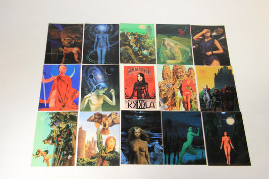 Ron Miller's Firebrands 1994 Artwork Trading Cards Complete Base Set #1-90 L006341