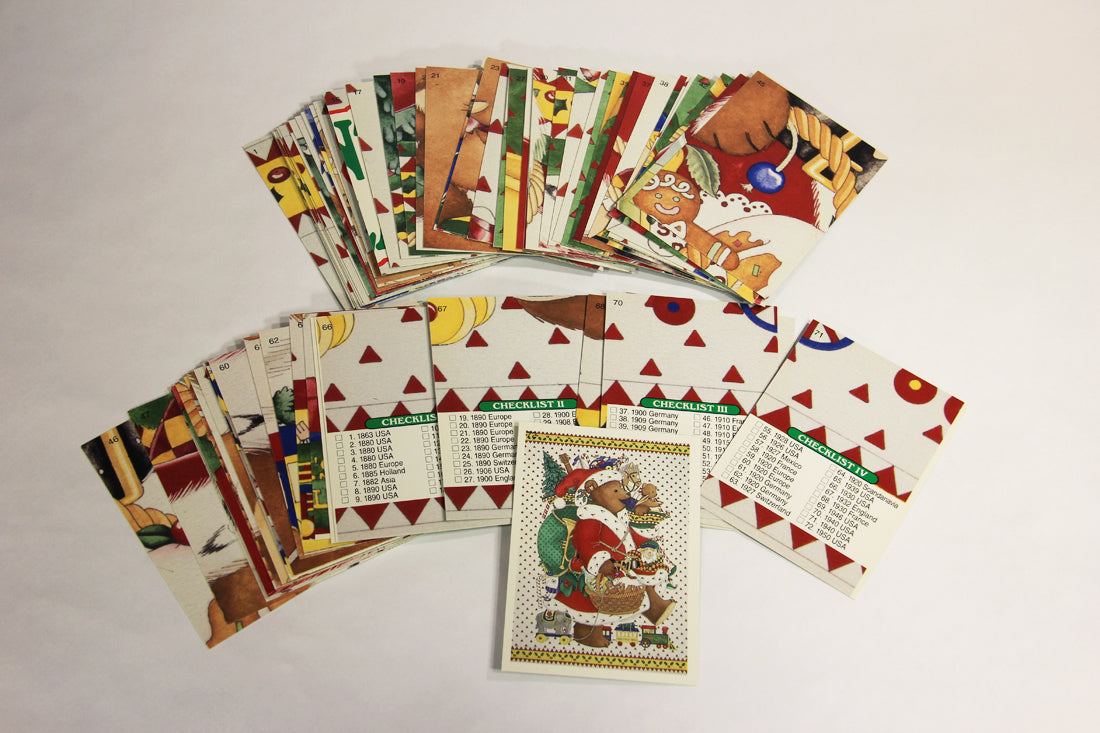 Santa Around The World 1995 Trading Cards Complete Base Set #1-72 ENG L006346