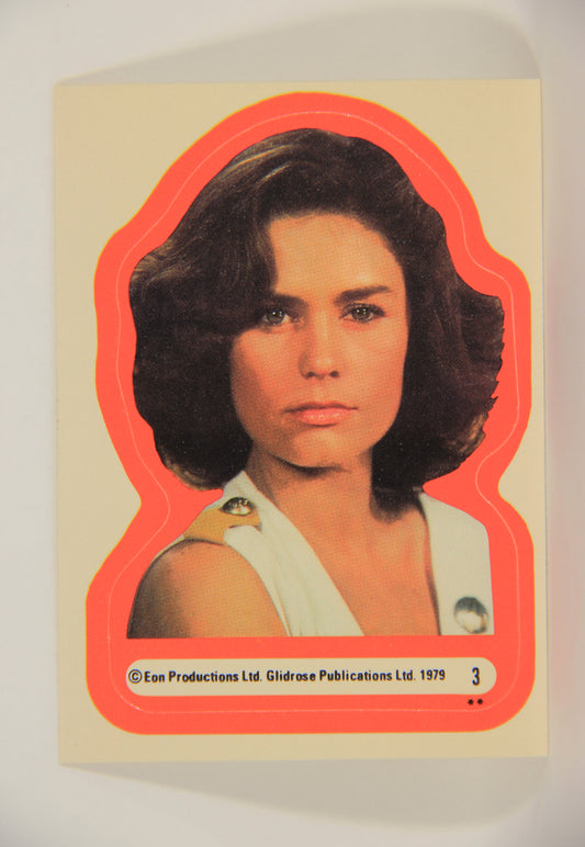 Moonraker James Bond 1979 Trading Card Sticker #3 Corinne Cléry L006839