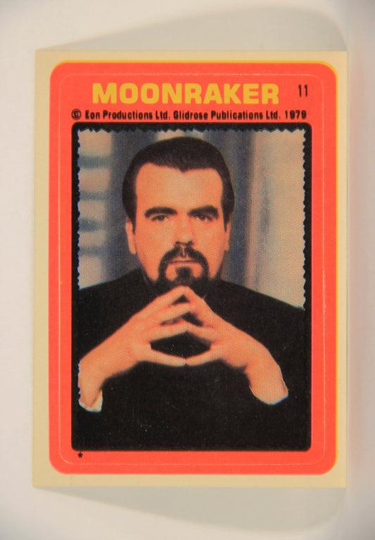 Moonraker James Bond 1979 Trading Card Sticker #11 Michael Lonsdale L006847