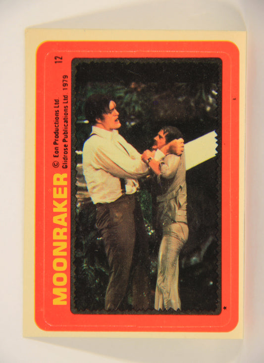 Moonraker James Bond 1979 Trading Card Sticker #12 Jaws Richard Kiel 007 L006848