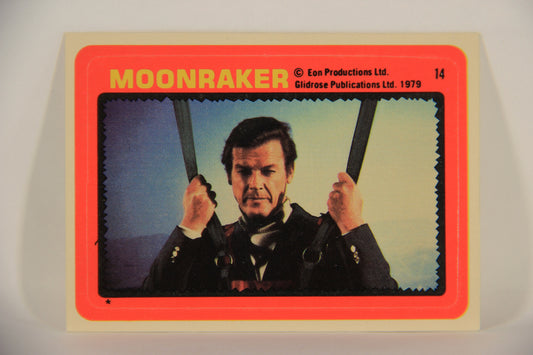 Moonraker James Bond 1979 Trading Card Sticker #14 Roger Moore Bond 007 L006850