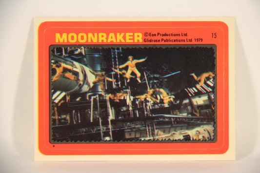 Moonraker James Bond 1979 Trading Card Sticker #15 Weightlessness L006851