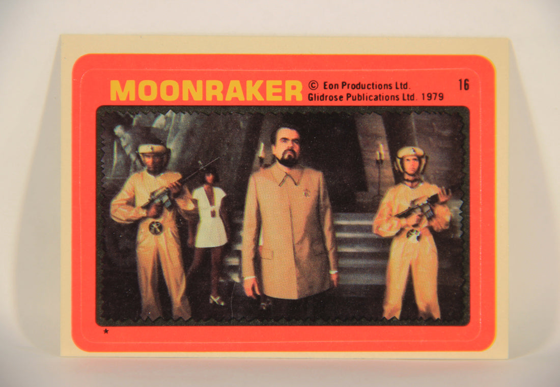 Moonraker James Bond 1979 Trading Card Sticker #16 Hugo Drax L006852