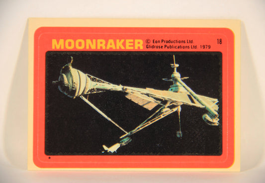 Moonraker James Bond 1979 Trading Card Sticker #18 Space Station L006854