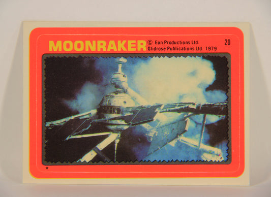 Moonraker James Bond 1979 Trading Card Sticker #20 Space Station L006856