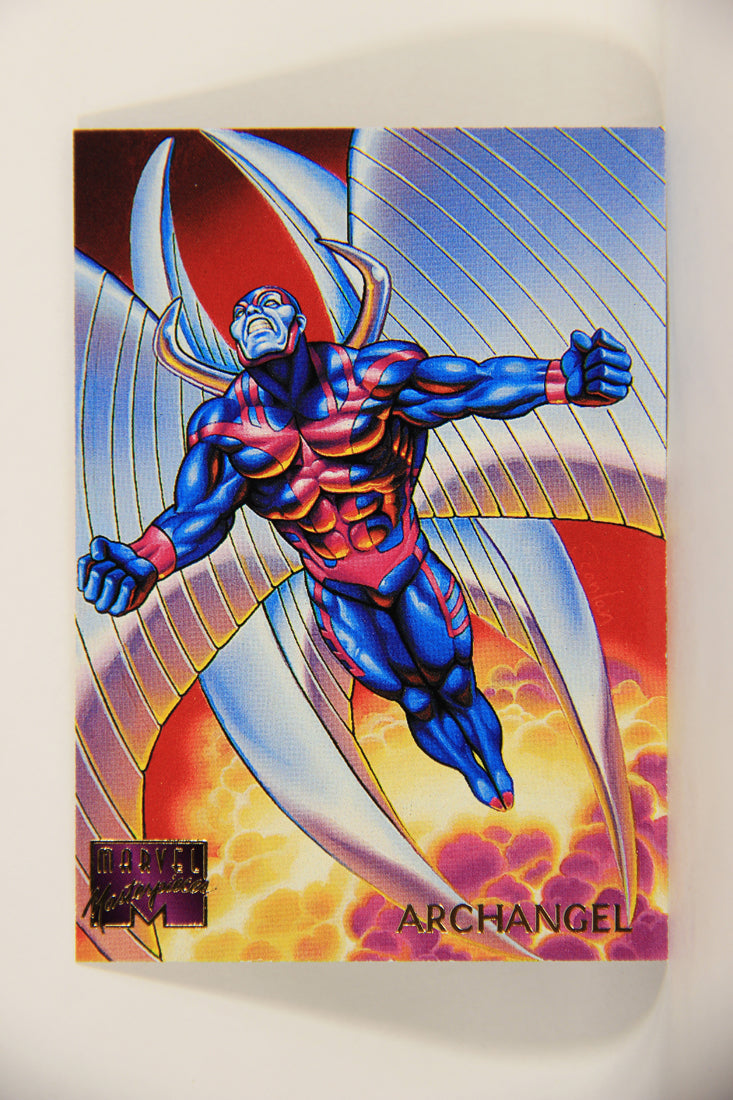 Marvel Masterpieces 1995 Trading Card #6 Archangel ENG Fleer L006945