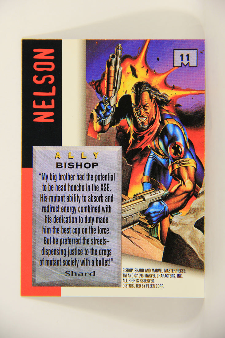 Marvel Masterpieces 1995 Trading Card #11 Bishop ENG Fleer L006950