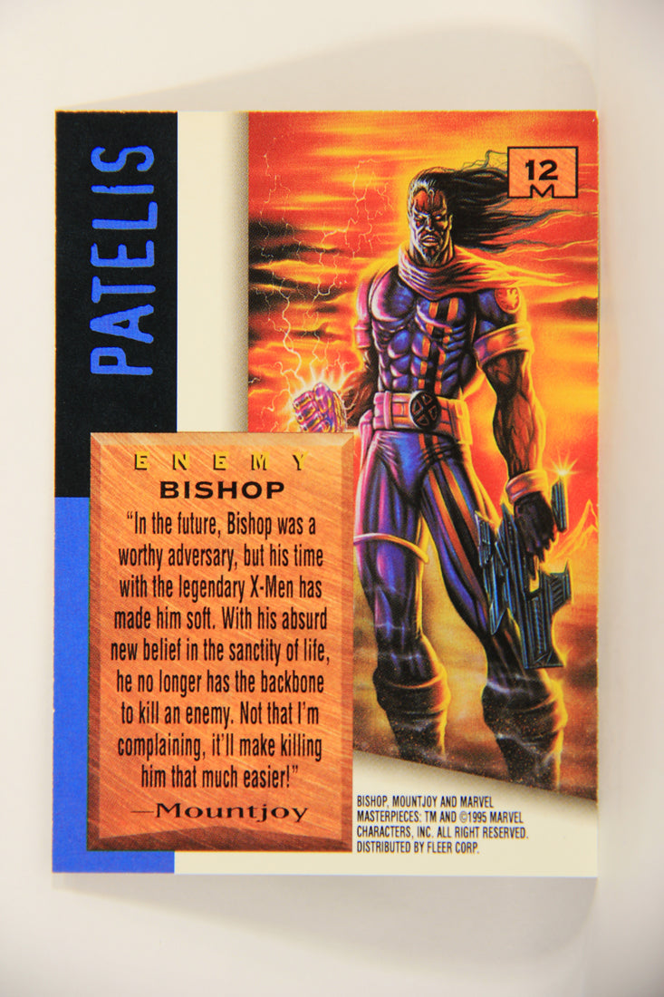 Marvel Masterpieces 1995 Trading Card #12 Bishop ENG Fleer L006951