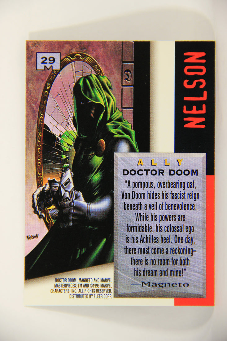 Marvel Masterpieces 1995 Trading Card #29 Doctor Doom ENG Fleer L006968