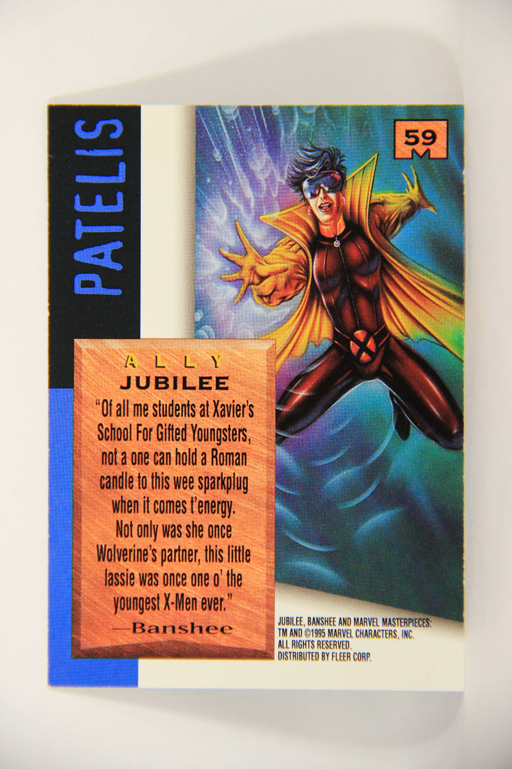 Marvel Masterpieces 1995 Trading Card #59 Jubilee ENG Fleer L006998