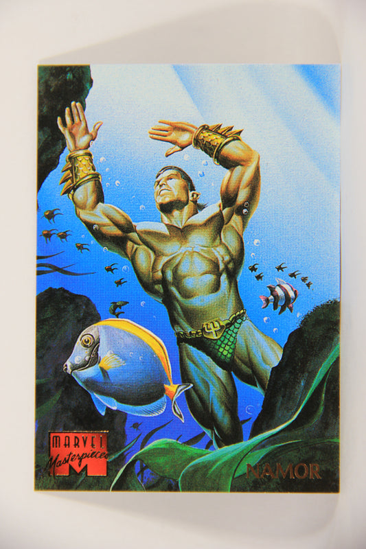 Marvel Masterpieces 1995 Trading Card #70 Namor ENG Fleer L007009