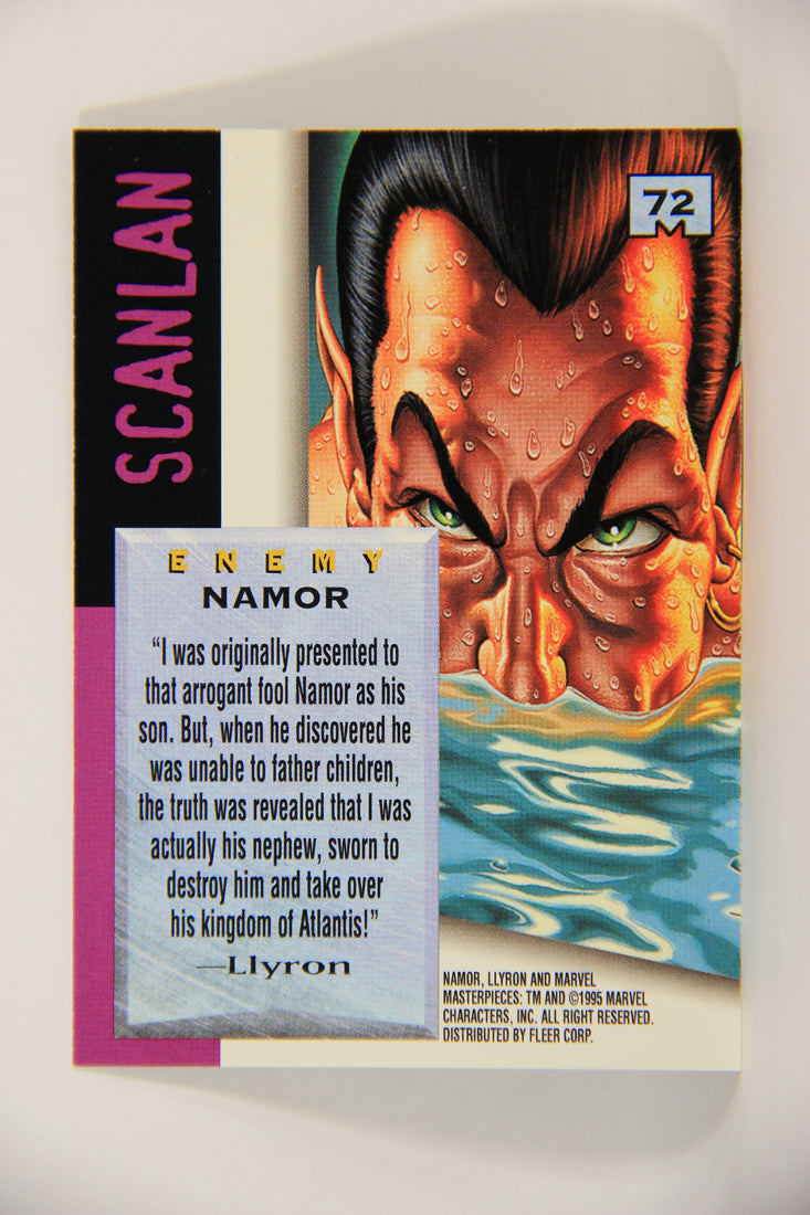 Marvel Masterpieces 1995 Trading Card #72 Namor ENG Fleer L007011