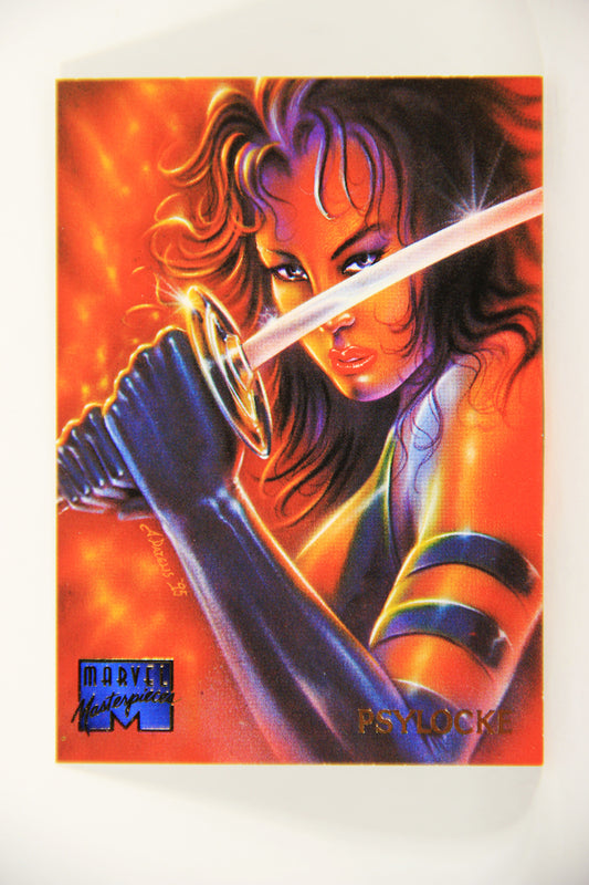 Marvel Masterpieces 1995 Trading Card #77 Psylocke ENG Fleer L007016