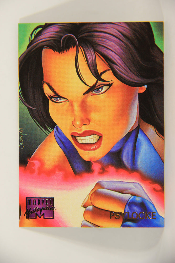 Marvel Masterpieces 1995 Trading Card #78 Psylocke ENG Fleer L007017