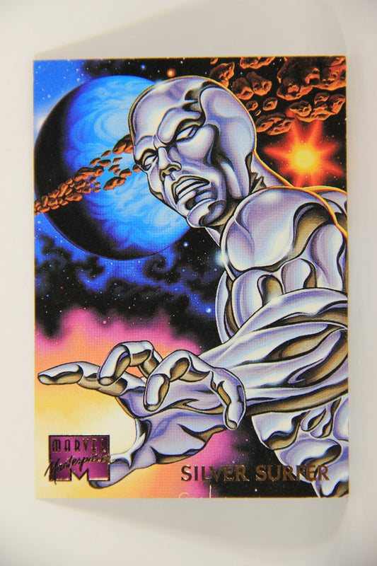 Marvel Masterpieces 1995 Trading Card #90 Silver Surfer ENG Fleer L007029