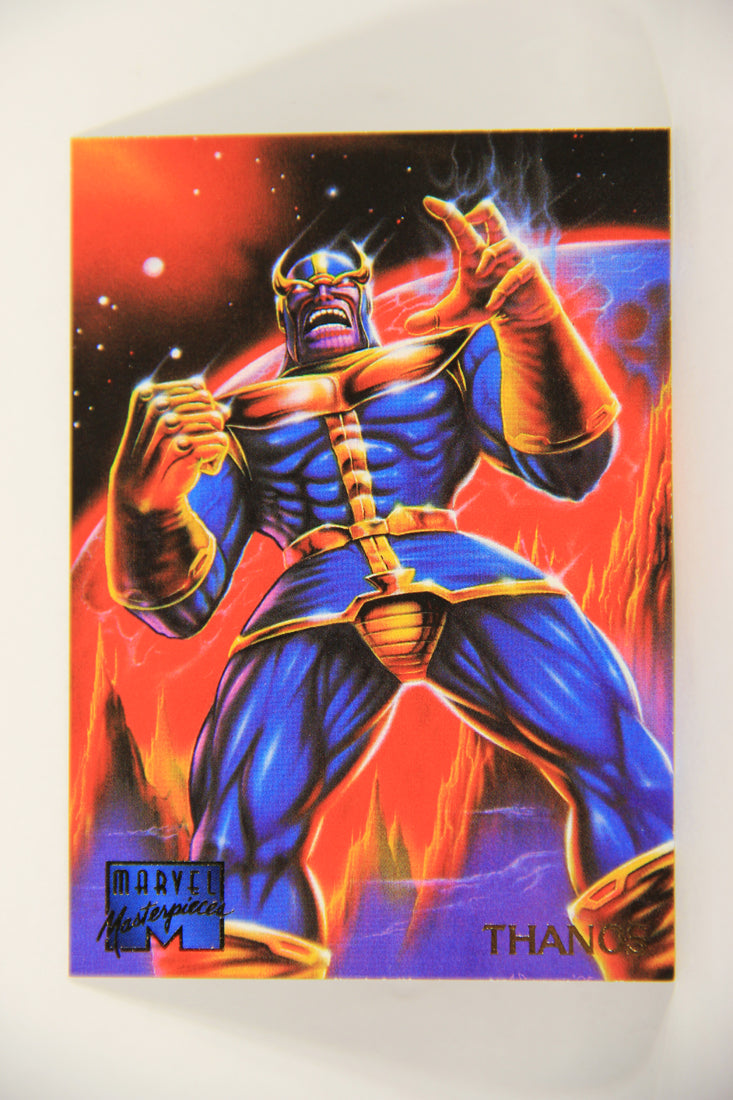 Marvel Masterpieces 1995 Trading Card #98 Thanos ENG Fleer L007037