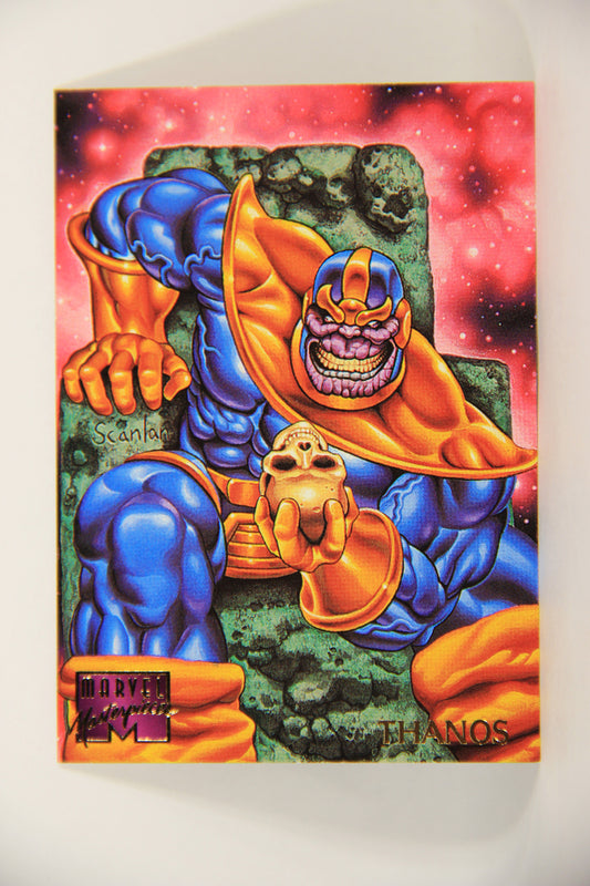 Marvel Masterpieces 1995 Trading Card #99 Thanos ENG Fleer L007038