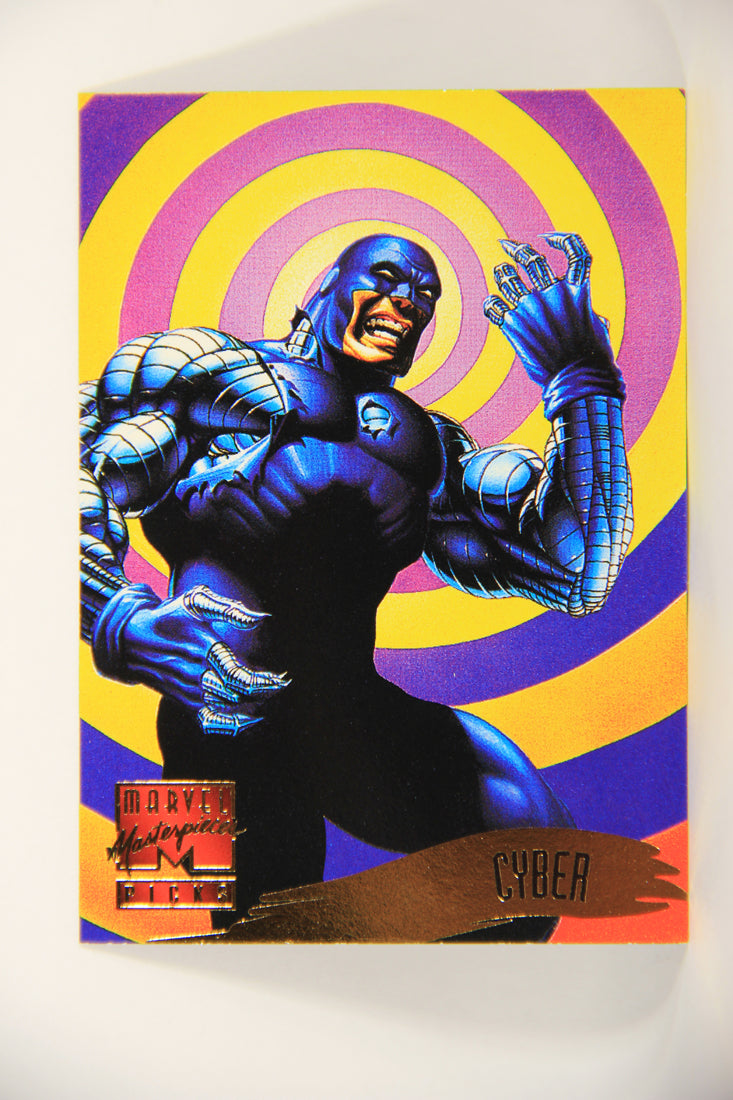 Marvel Masterpieces 1995 Trading Card #119 Cyber ENG Fleer L007058