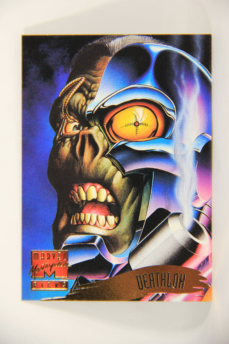 Marvel Masterpieces 1995 Trading Card #121 Deathlok ENG Fleer L007060