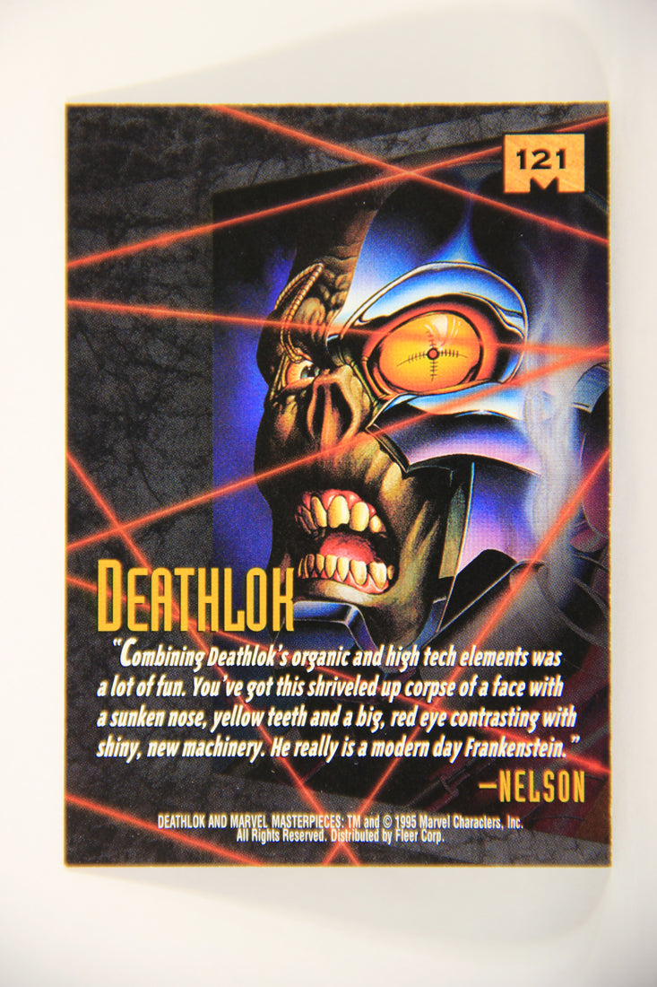 Marvel Masterpieces 1995 Trading Card #121 Deathlok ENG Fleer L007060