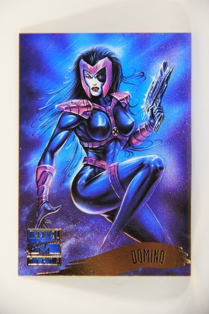 Marvel Masterpieces 1995 Trading Card #122 Domino ENG Fleer L007061