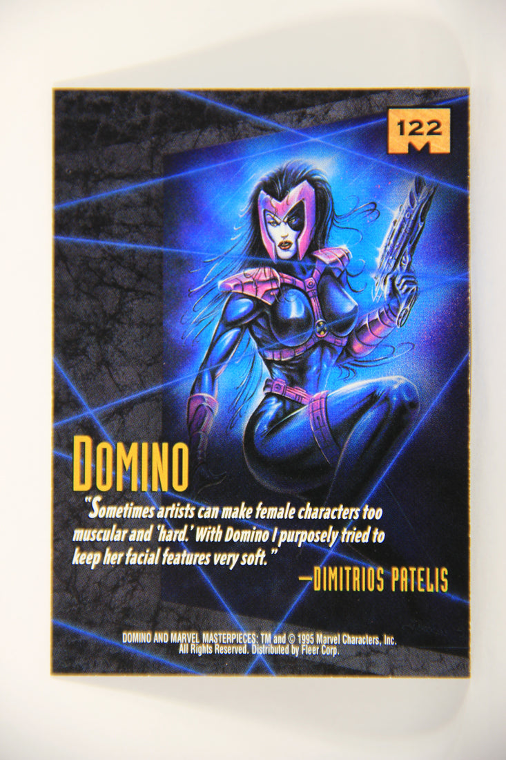 Marvel Masterpieces 1995 Trading Card #122 Domino ENG Fleer L007061