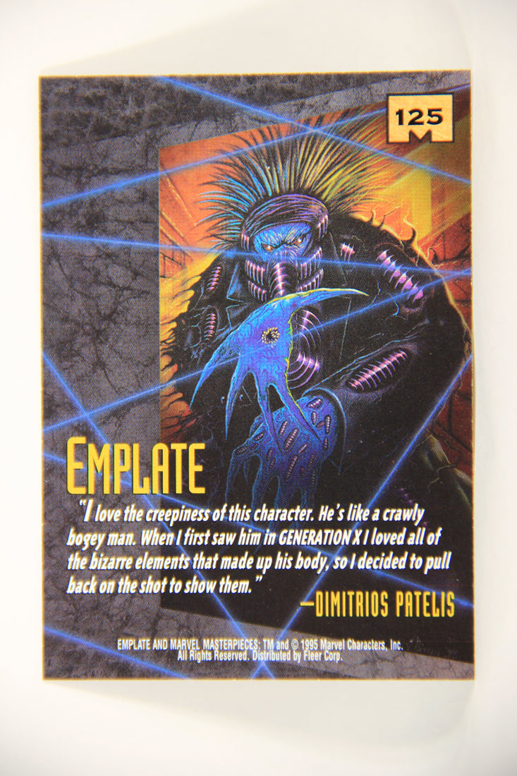 Marvel Masterpieces 1995 Trading Card #125 Emplate ENG Fleer L007064