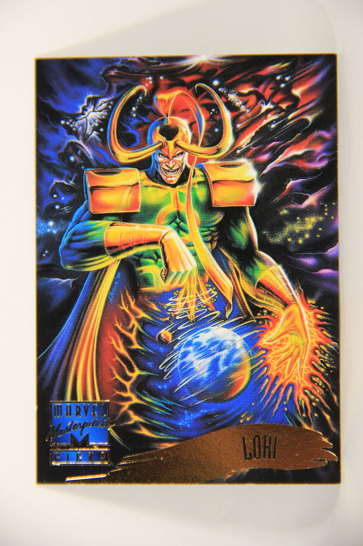 Marvel Masterpieces 1995 Trading Card #131 Loki ENG Fleer L007070
