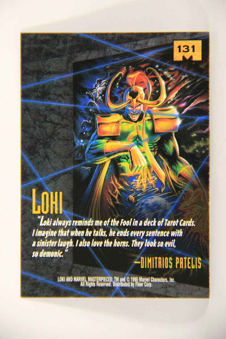 Marvel Masterpieces 1995 Trading Card #131 Loki ENG Fleer L007070