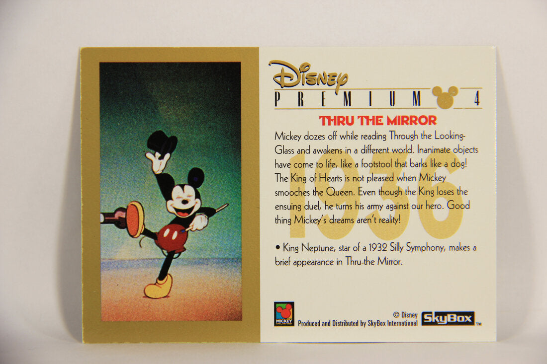 Disney Premium 1995 Trading Card #4 Thru The Mirror L007187