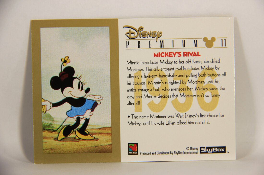 Disney Premium 1995 Trading Card #11 Mickey's Rival L007194