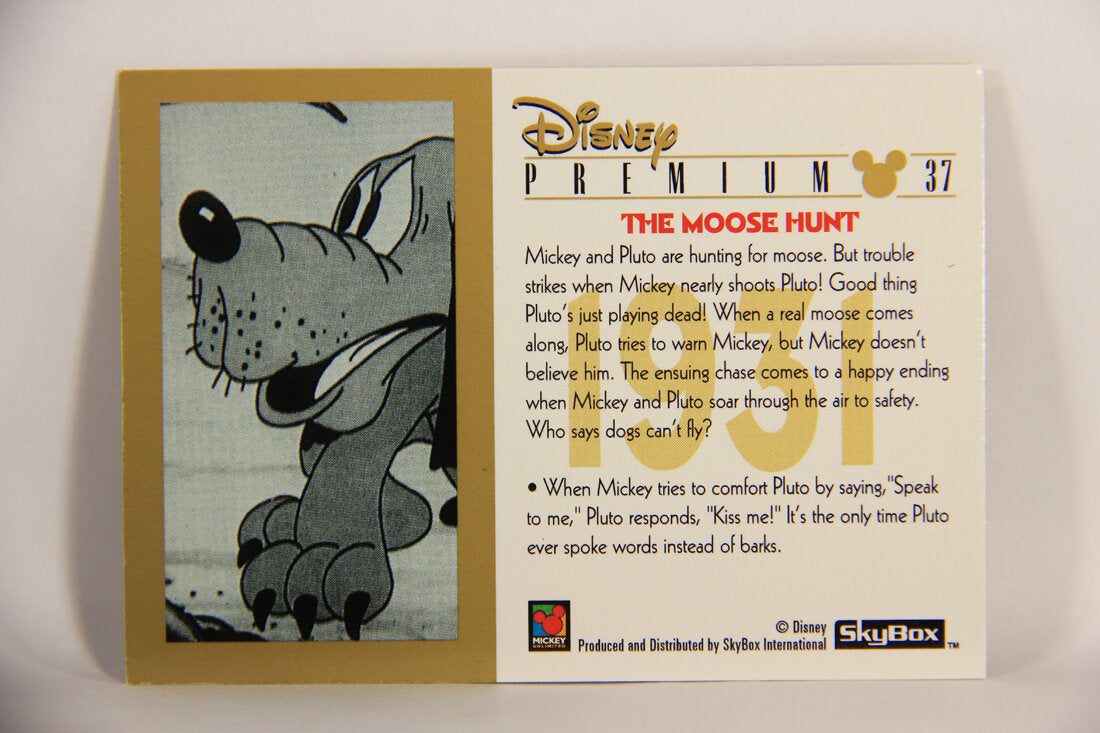 Disney Premium 1995 Trading Card #37 The Moose Hunt L007220