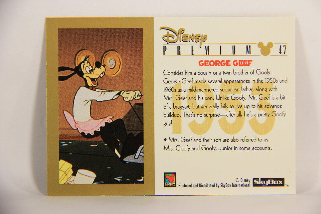 Disney Premium 1995 Trading Card #47 George Geef L007230