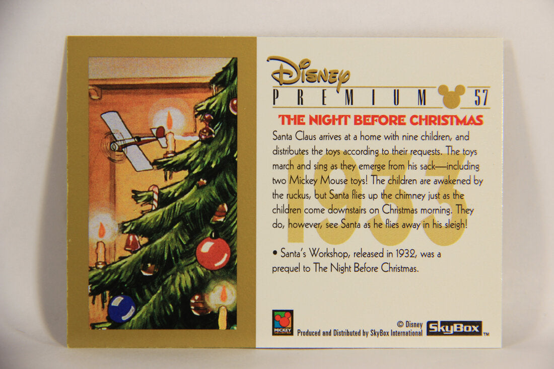 Disney Premium 1995 Trading Card #57 The Night Before Christmas L007240