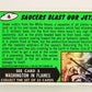 Mars Attacks 1994 Topps Trading Card #4 Saucers Blast Our Jets ENG Artwork L007267