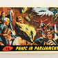 Mars Attacks 1994 Topps Trading Card #16 Panic In Parliament ENG Artwork L007279