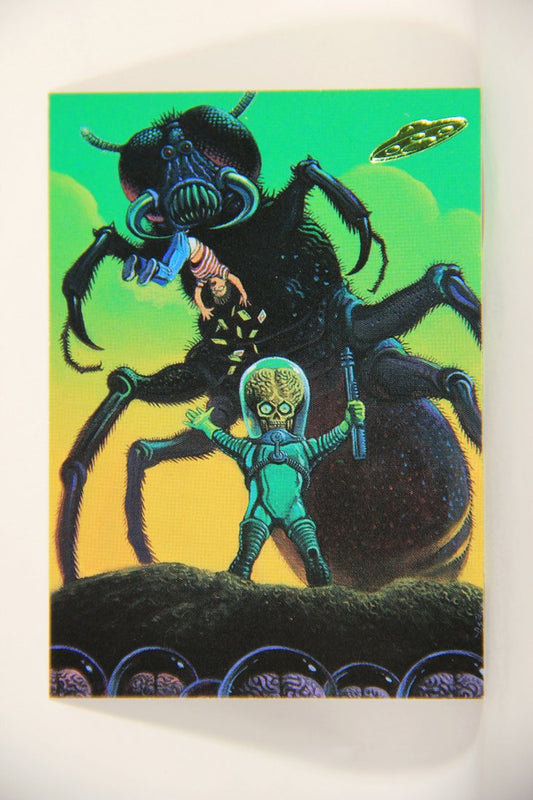 Mars Attacks 1994 Topps Trading Card #96 New Visions ENG Artwork L007359