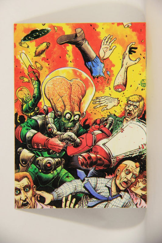 Mars Attacks 1994 Topps Trading Card #97 New Visions ENG Artwork L007360