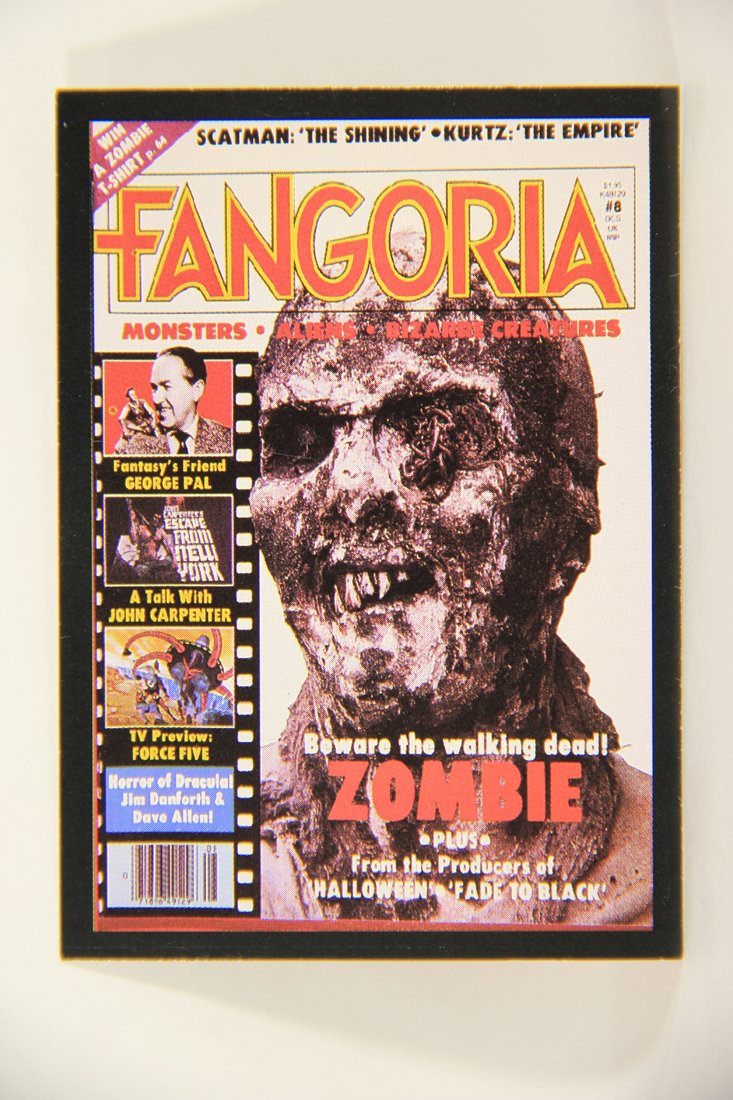 Fangoria Magazine Cover 1992 Trading Card #3 Undead Atmosphere - Zombie Movie ENG L007481