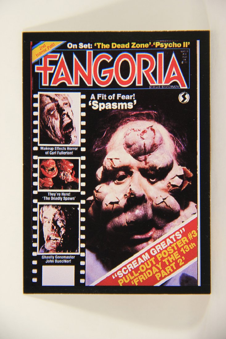 Fangoria Magazine Cover 1992 Trading Card #11 Death Of A Politician - Spasms Movie ENG L007489