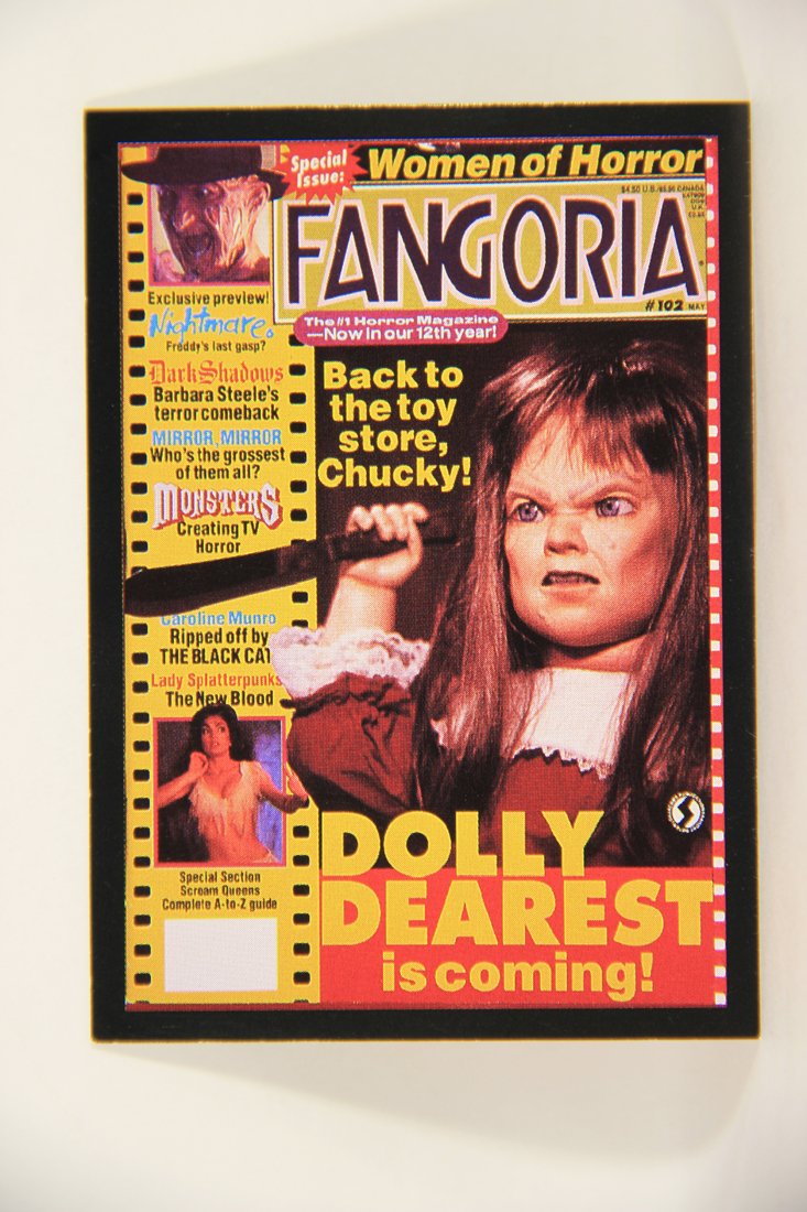 Fangoria Magazine Cover 1992 Trading Card #31 Dream Warriors - Dolly Dearest Movie ENG L007509