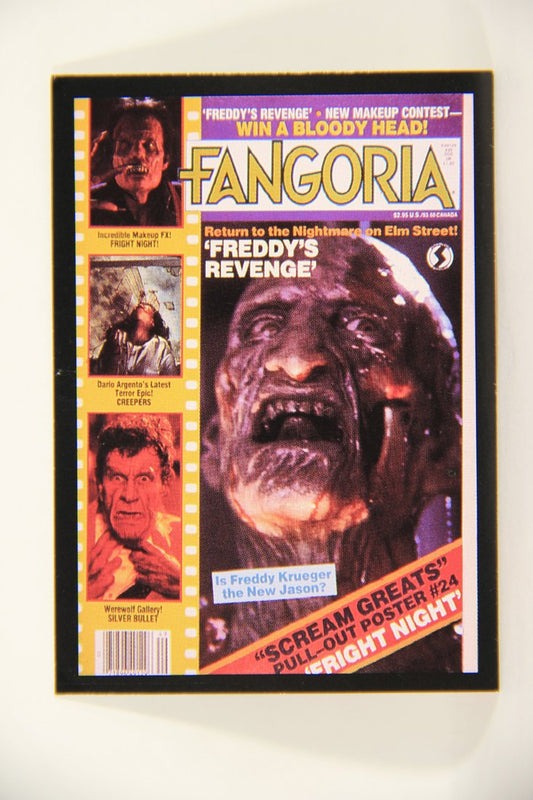Fangoria Magazine Cover 1992 Trading Card #35 Burnt To The Bone - Freddy's Revenge ENG L007513