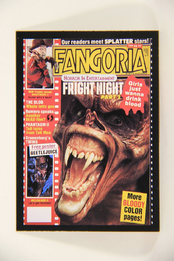 Fangoria Magazine Cover 1992 Trading Card #47 The Basic Blob - Fright Night Part 2 ENG L007525
