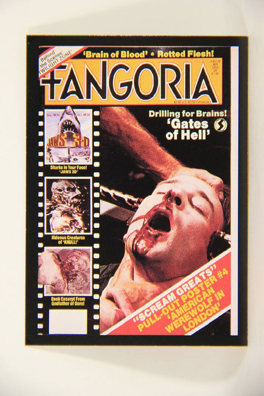 Fangoria Magazine Cover 1992 Trading Card #57 Money - Gates Of Hell Movie ENG L007535