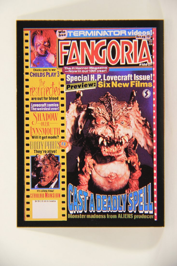 Fangoria Magazine Cover 1992 Trading Card #67 Star - Cast A Deadly Spell Movie ENG L007545