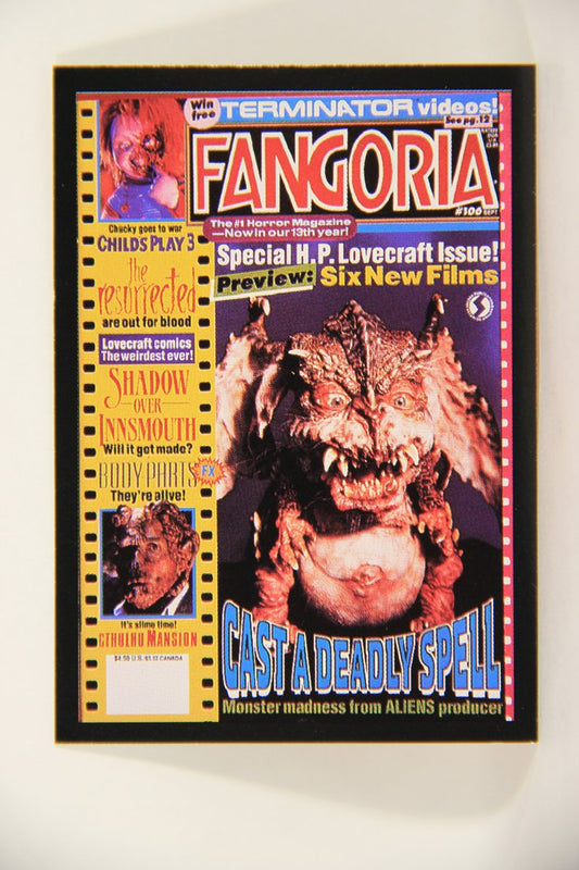 Fangoria Magazine Cover 1992 Trading Card #67 Star - Cast A Deadly Spell Movie ENG L007545