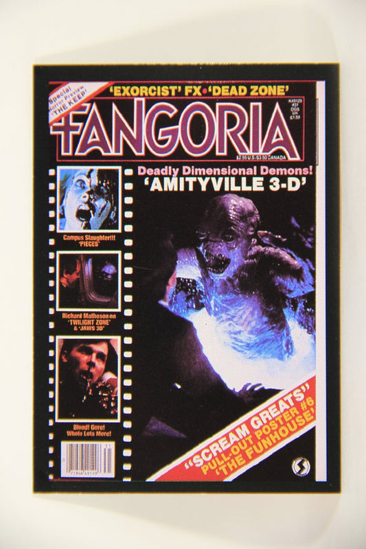 Fangoria Magazine Cover 1992 Trading Card #68 Opera - Amityville 3-D Movie ENG L007546